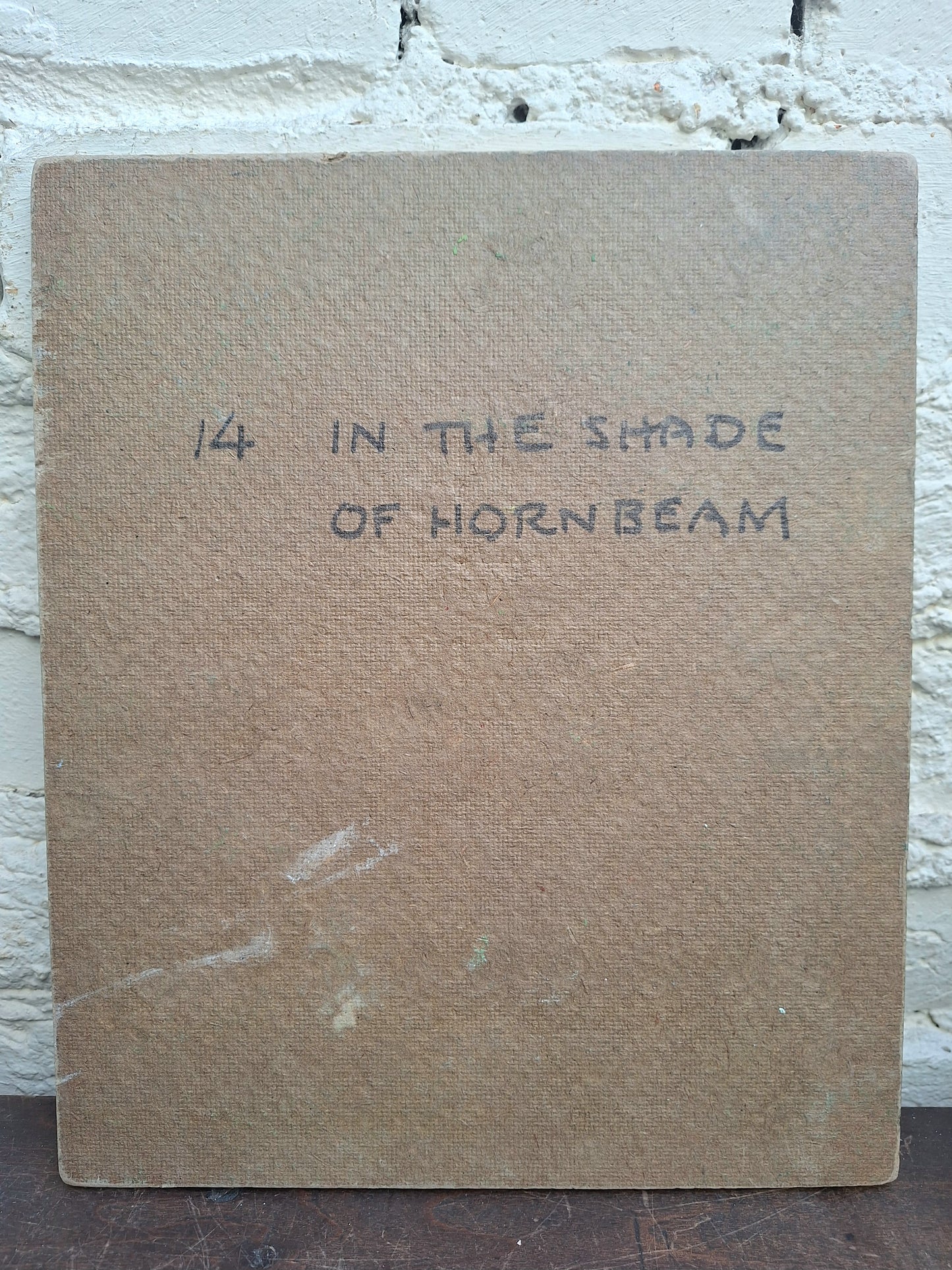 Painting by CJ Gregory 'In The Shade of Hornbeam' 1970s