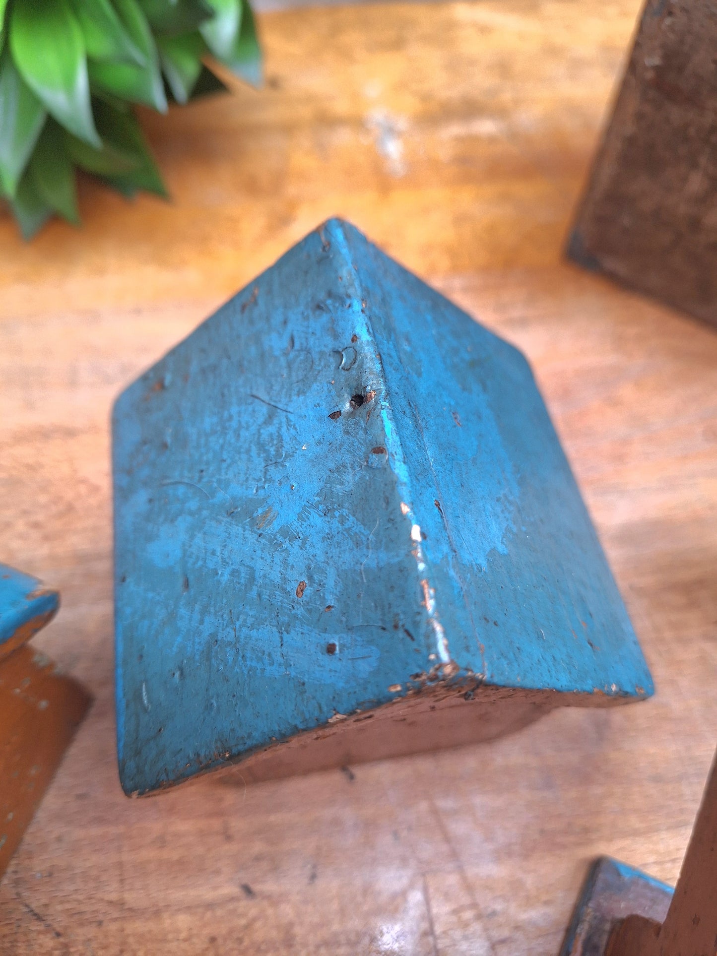 Vintage Scratch Built Wooden Toy Farm