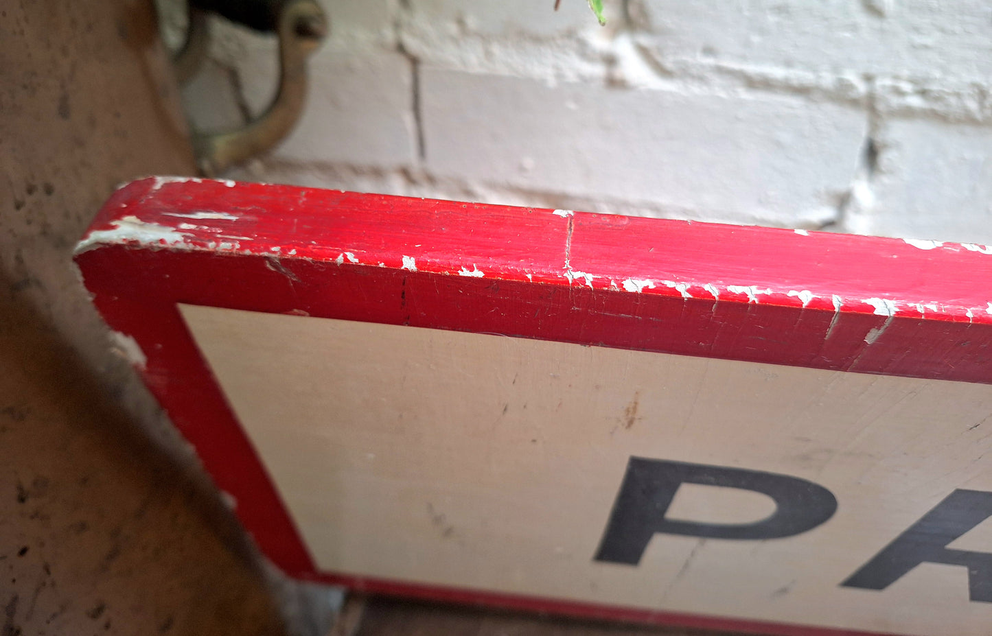 Prince Line Original Wooden Depot Sign