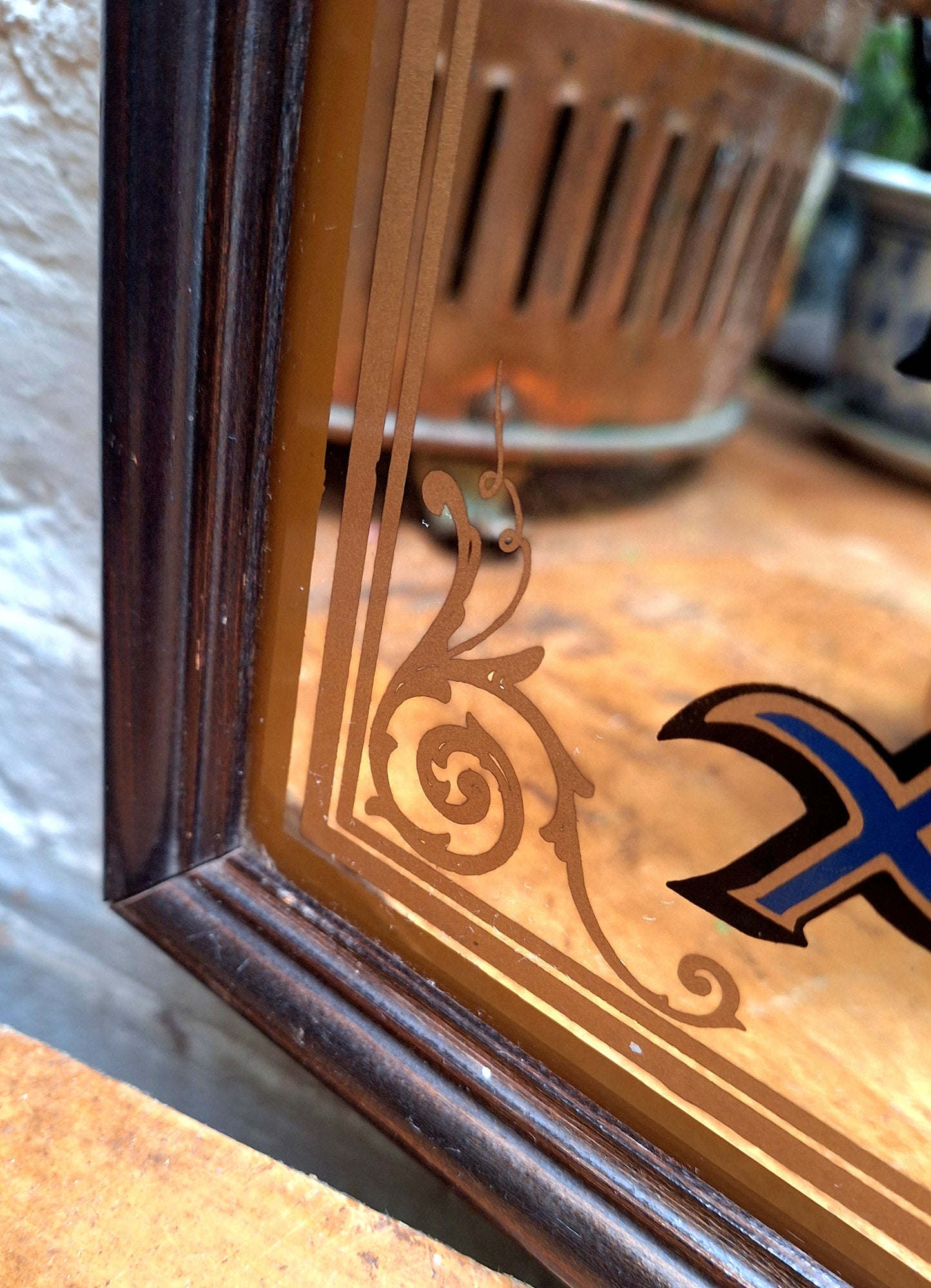 Vintage Marston's Pub Mirror