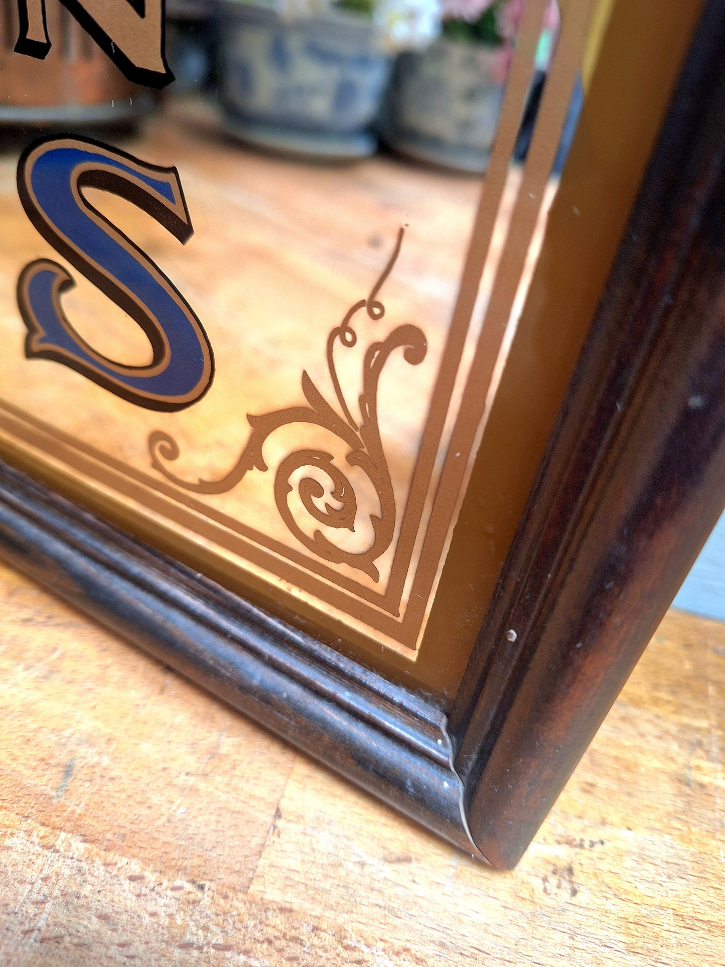 Vintage Marston's Pub Mirror