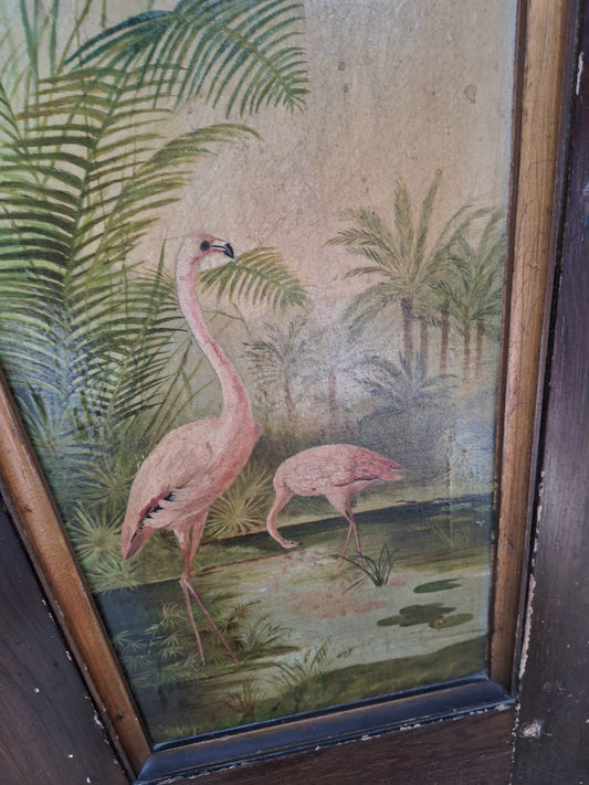 Antique Hand Painted Solid pine Internal Door