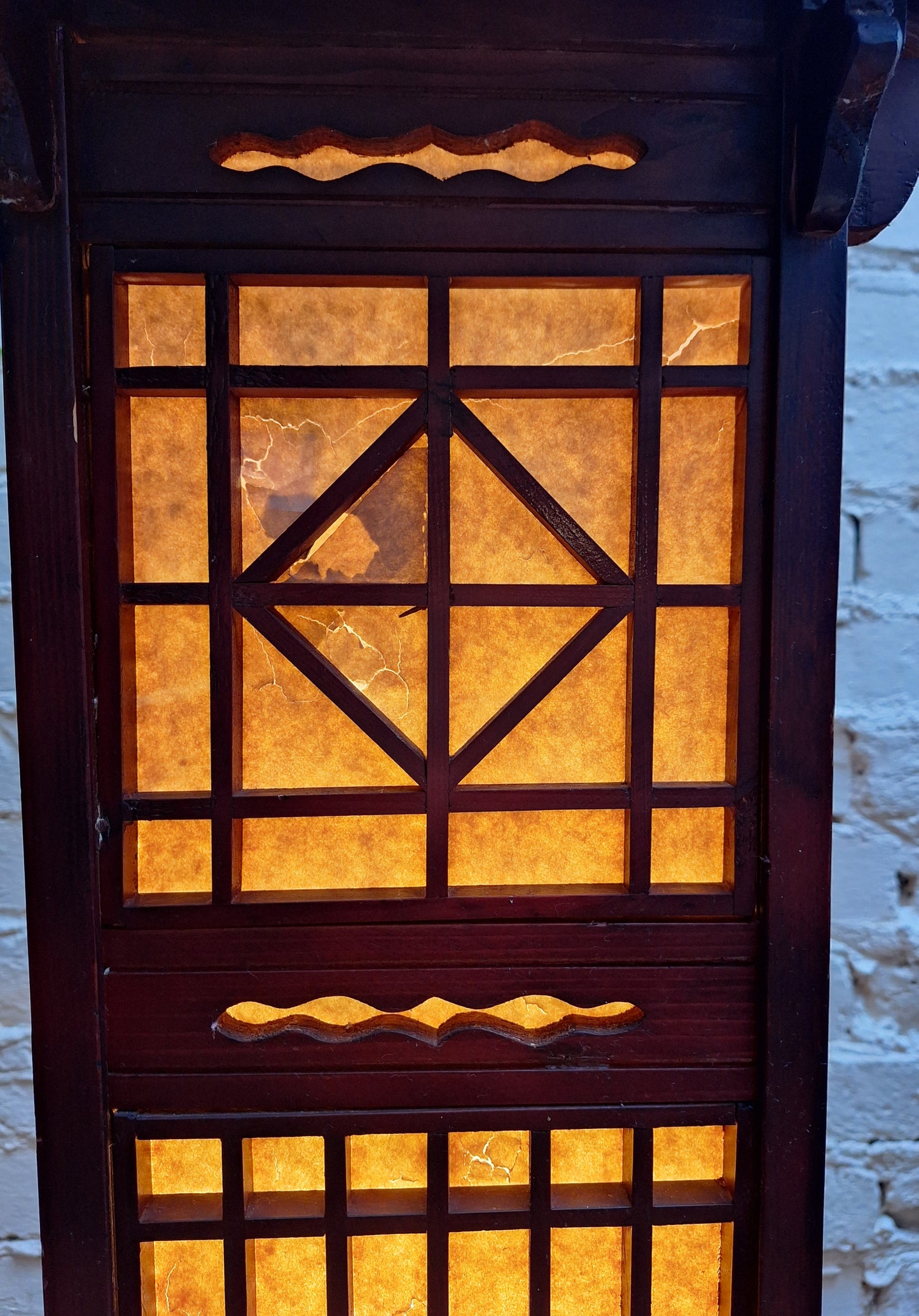 Vintage Japanese Shoji Floor Lantern.