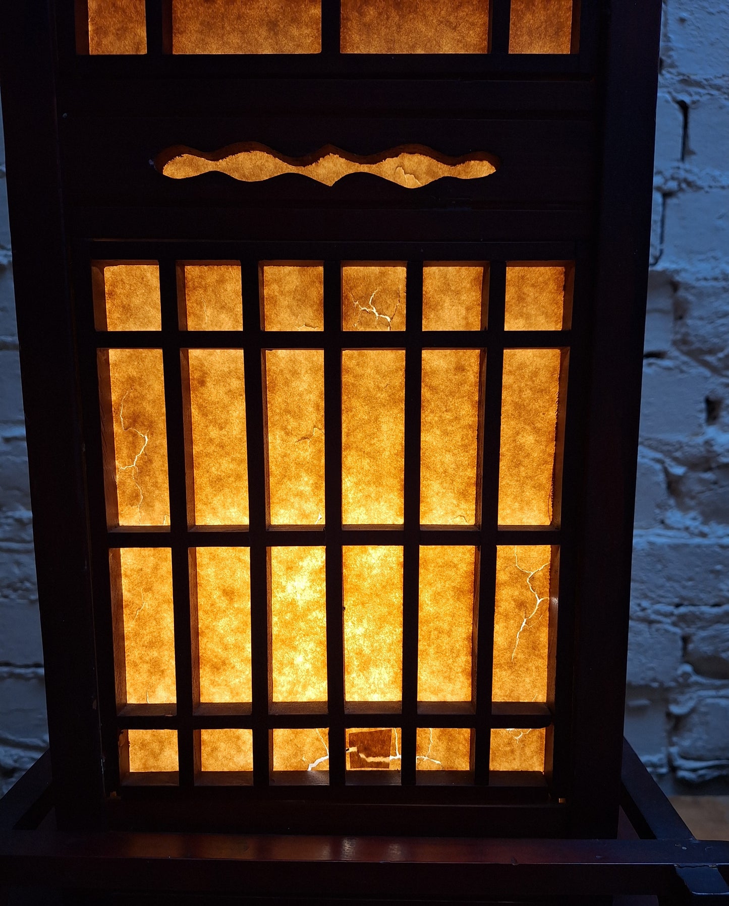 Vintage Japanese Shoji Floor Lantern.