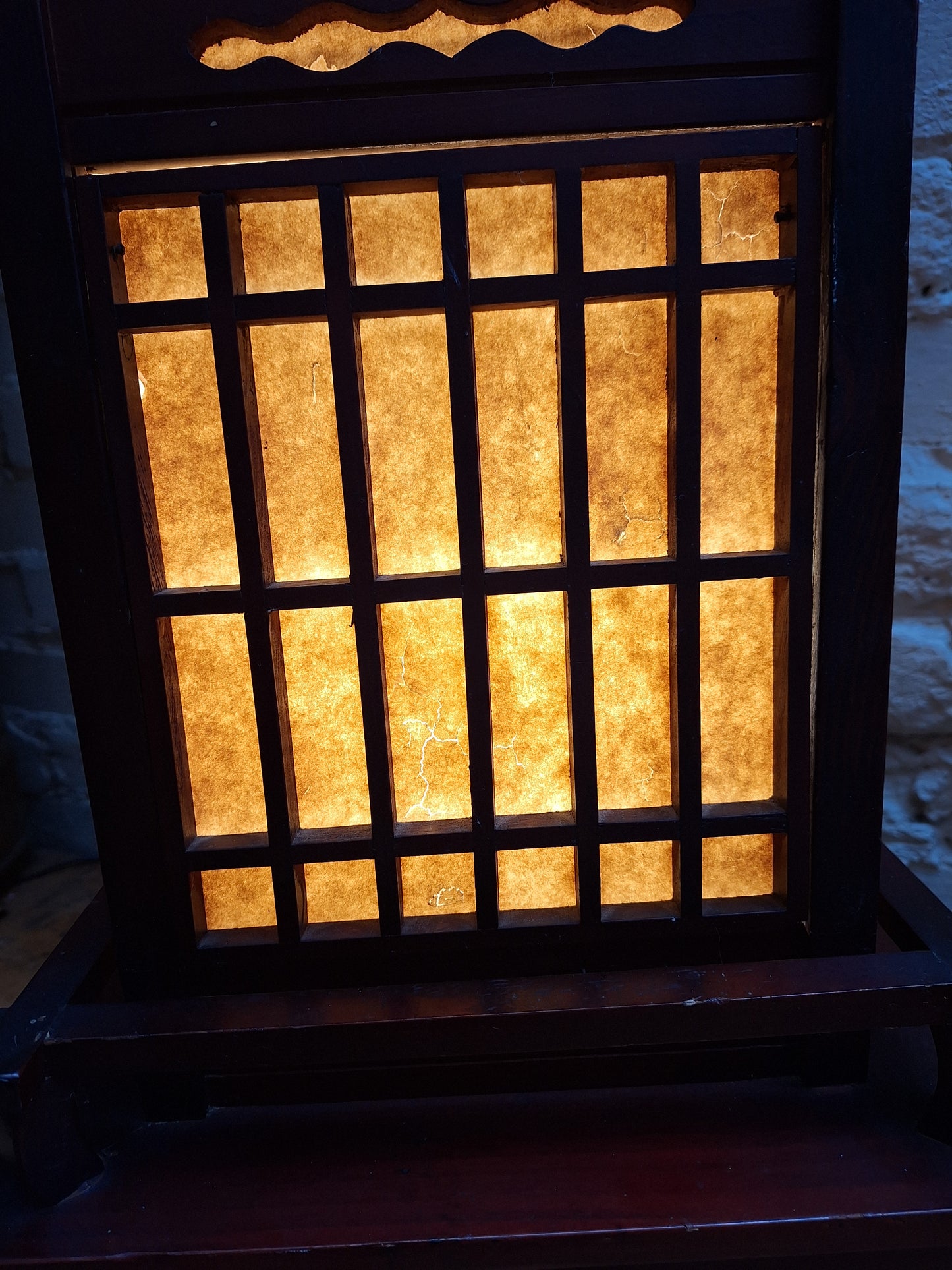Vintage Japanese Shoji Floor Lantern.