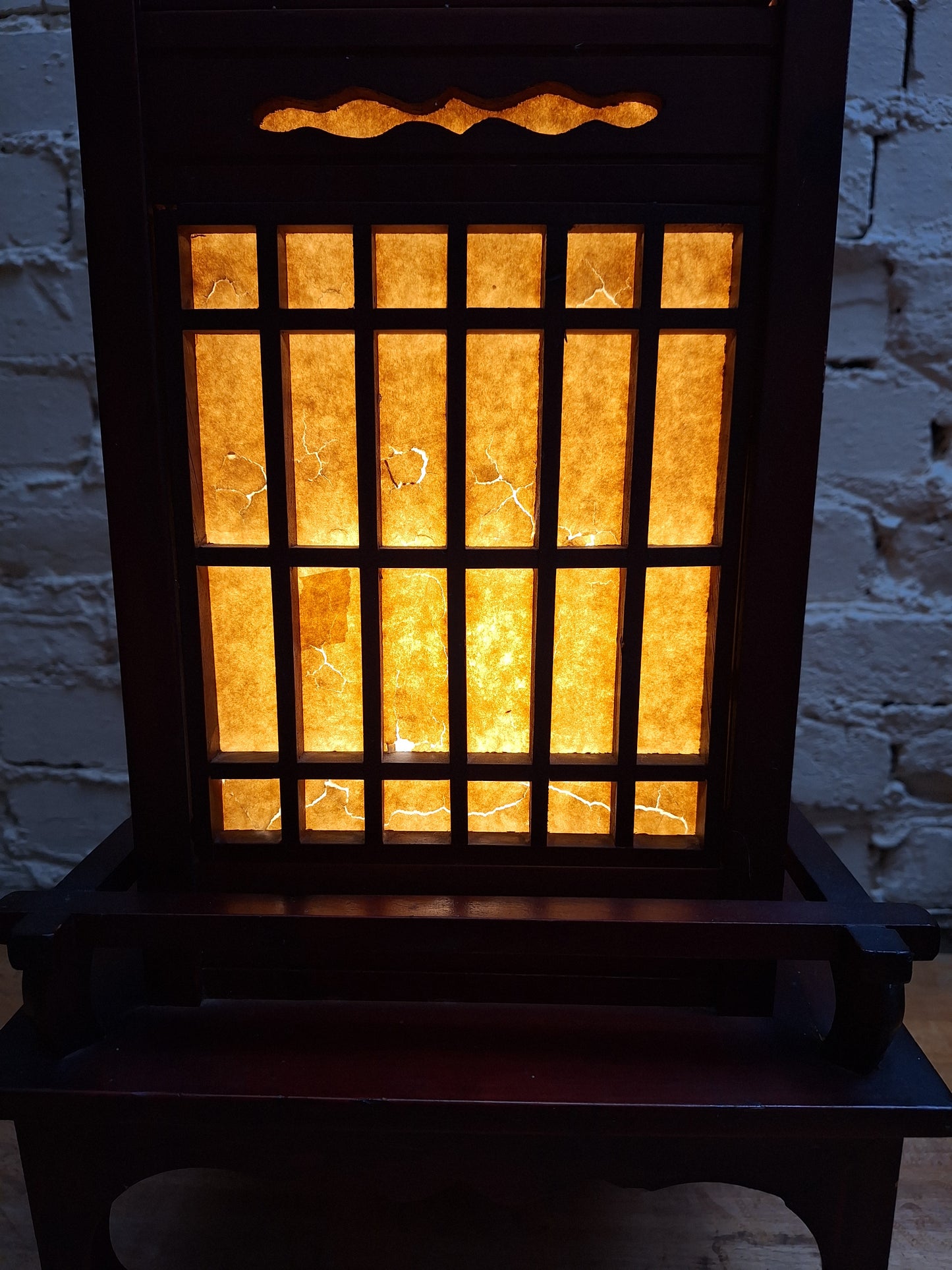 Vintage Japanese Shoji Floor Lantern.