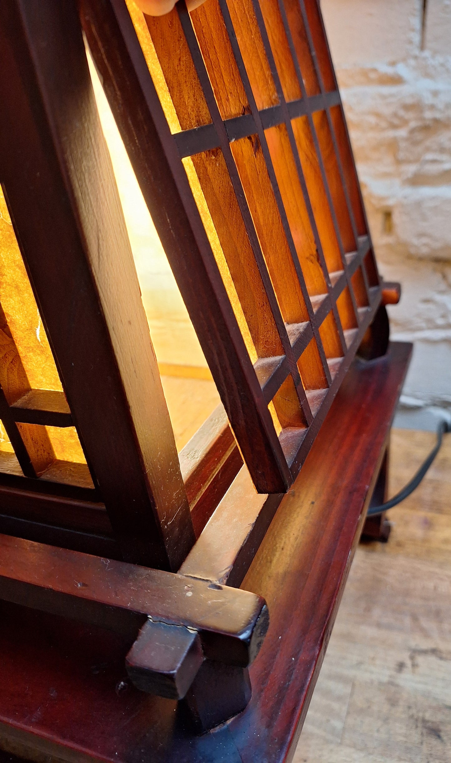 Vintage Japanese Shoji Floor Lantern.