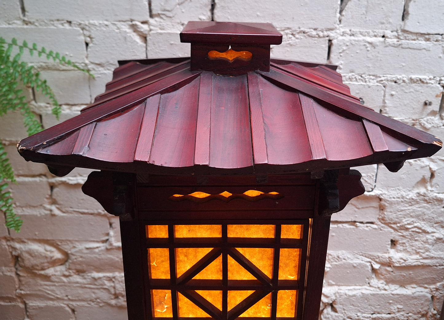 Vintage Japanese Shoji Floor Lantern.