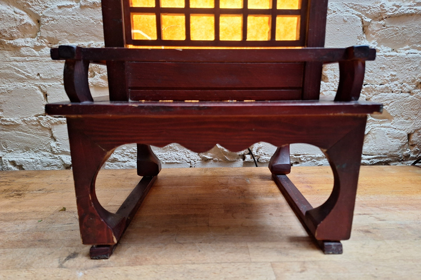 Vintage Japanese Shoji Floor Lantern.