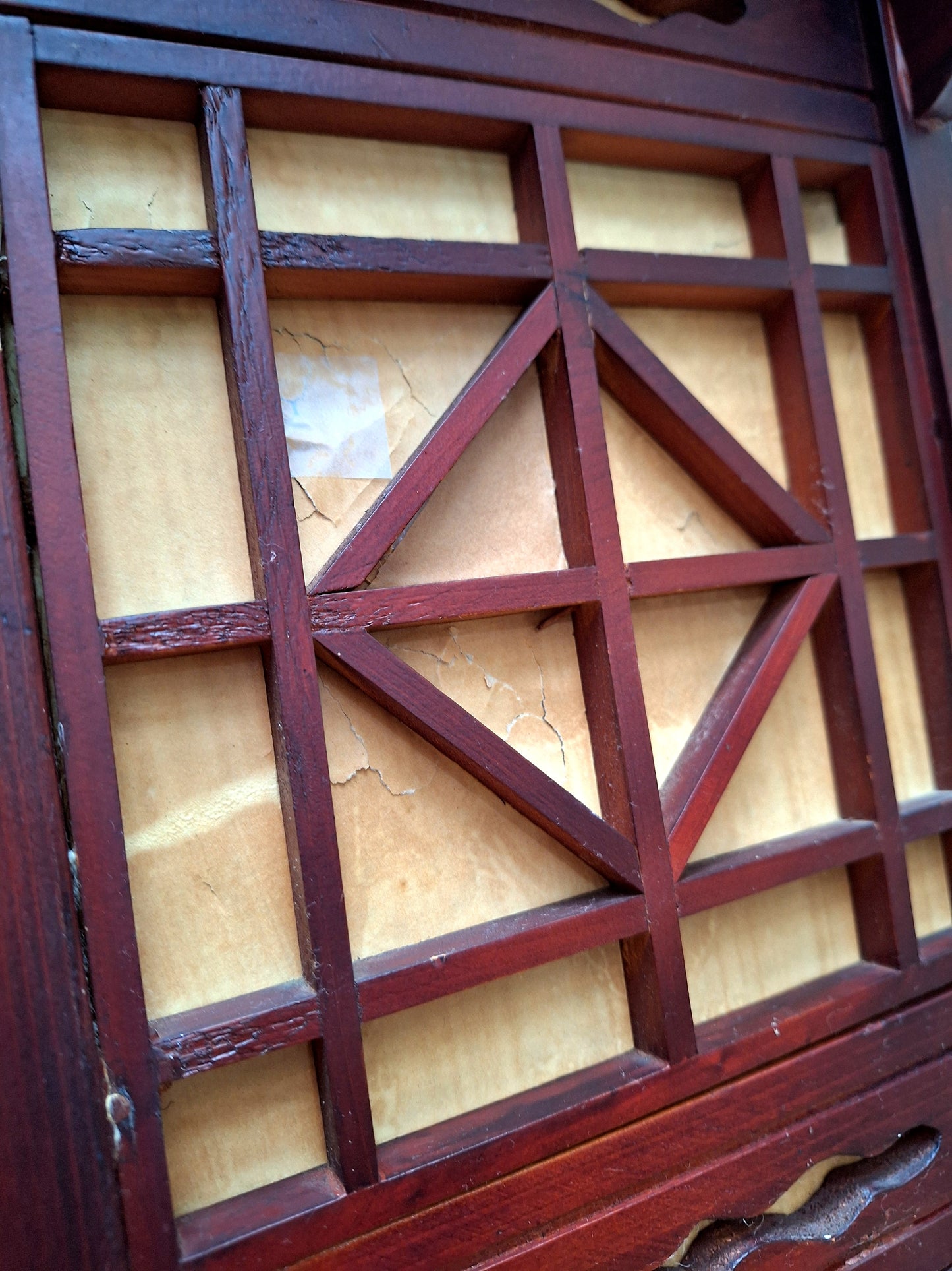 Vintage Japanese Shoji Floor Lantern.