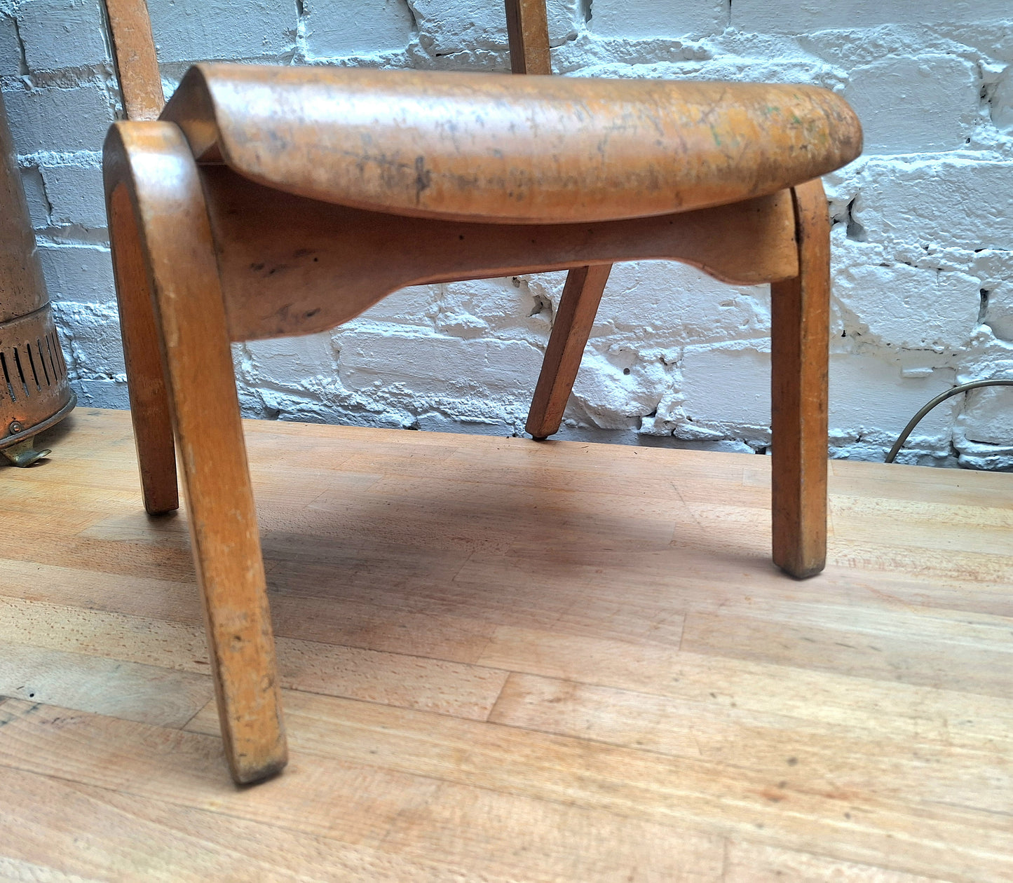Vintage Child's Wooden School Chair