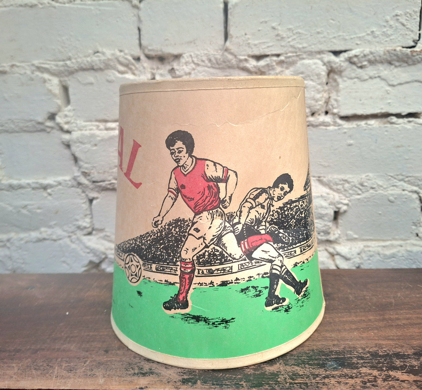 Vintage Original 1970s Arsenal Lampshade