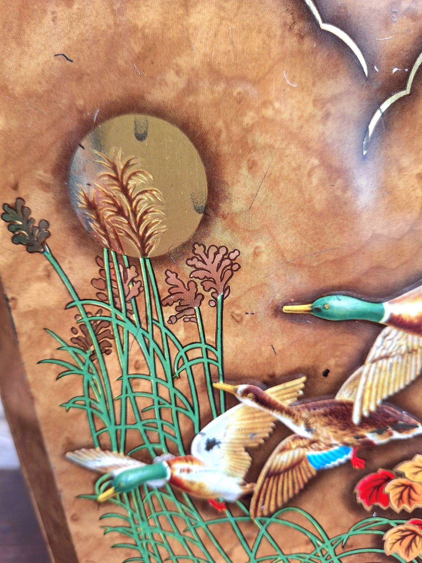 Vintage Worcesterware Metal Waste bin