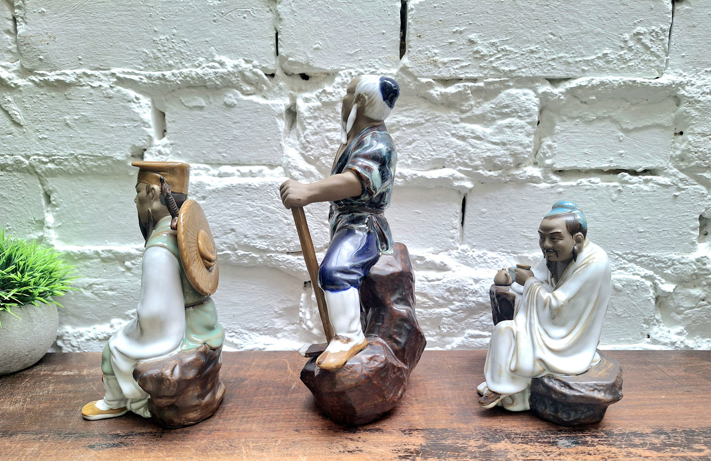 Chinese 'Mudmen' Set of Three.