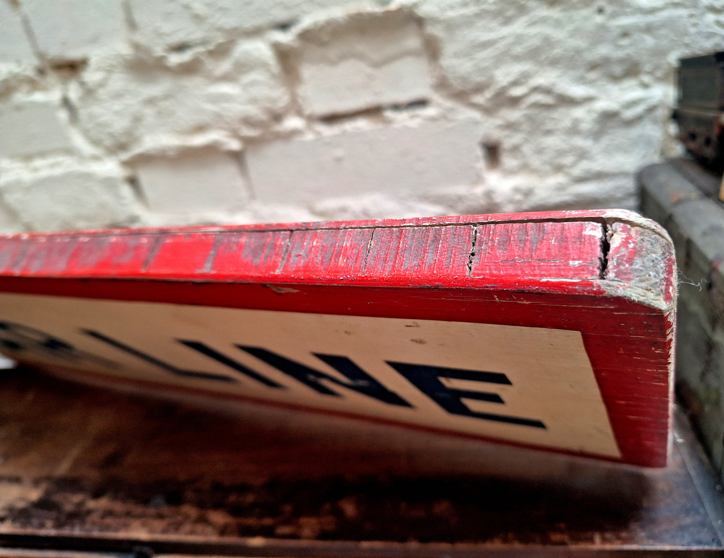 Blue Star Line Original Depot Wooden Sign
