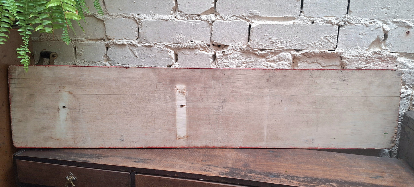 Blue Star Line Original Depot Wooden Sign