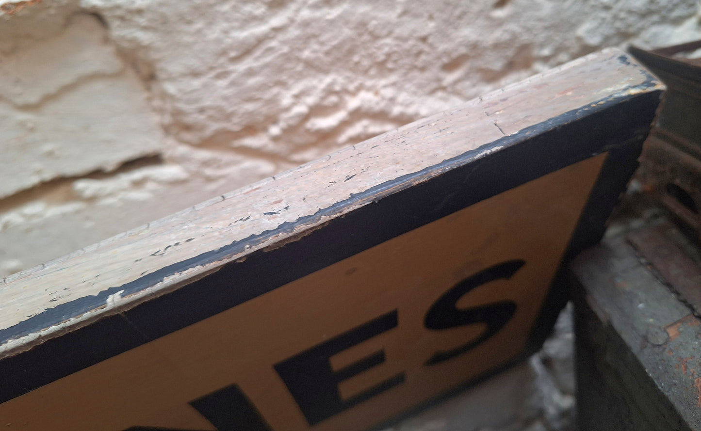 Royal Mail Lines Original Wooden Depot Sign