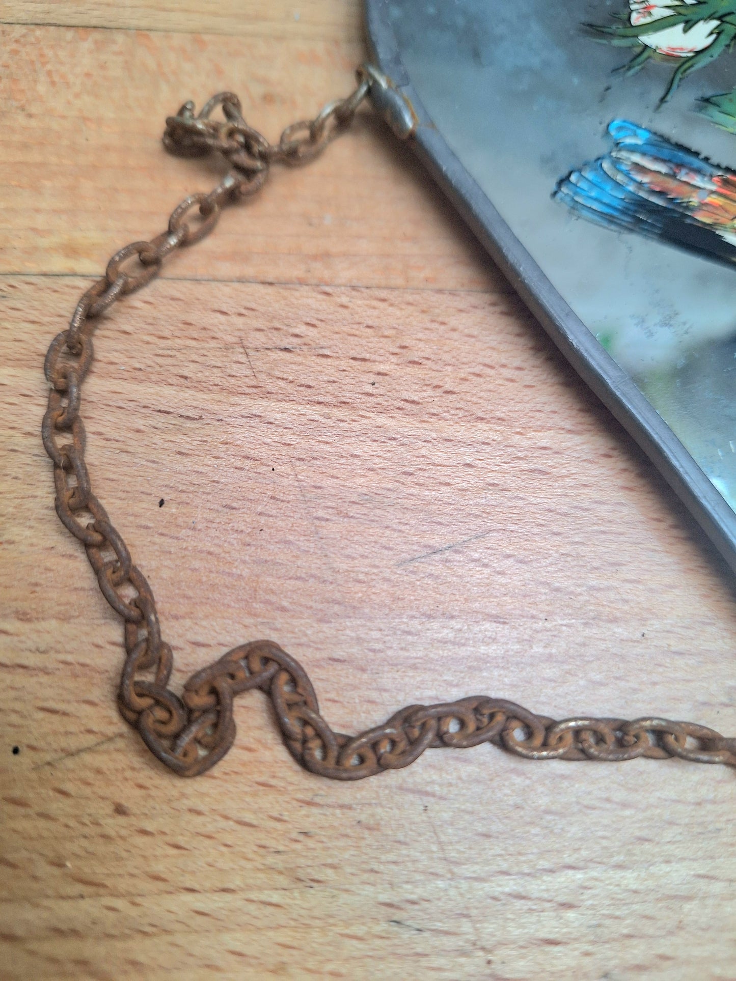 Vintage Set of Four Hanging Birds Mirrors