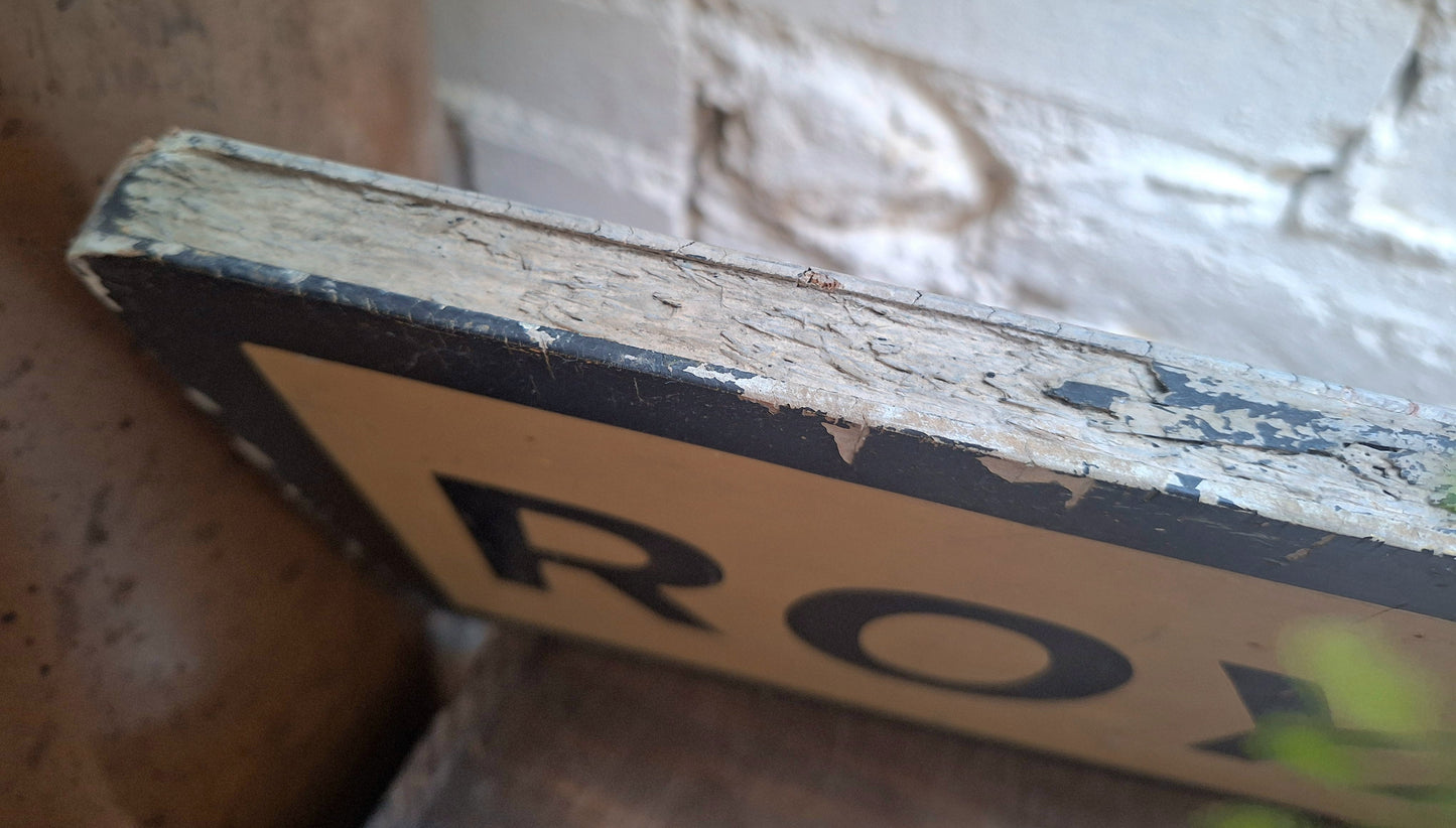 Royal Mail Lines Original Wooden Depot Sign