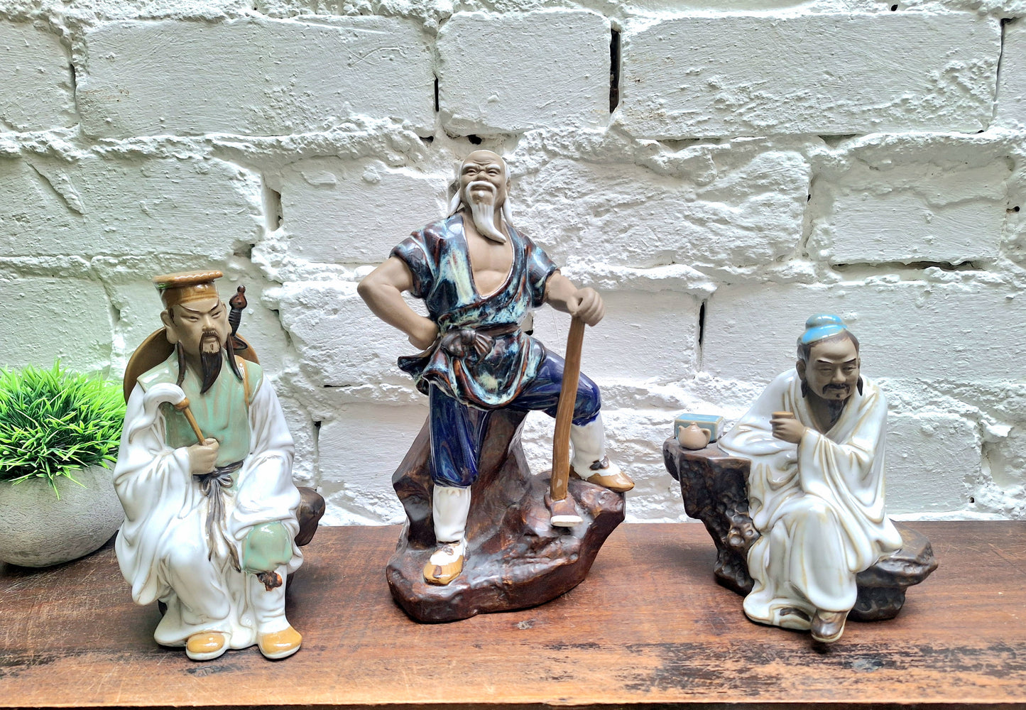 Chinese 'Mudmen' Set of Three.