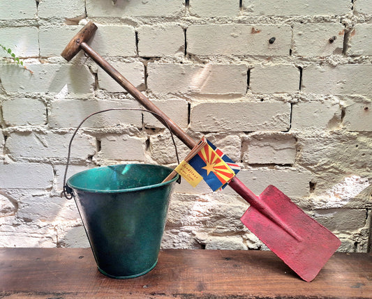 Antique Toy Bucket and Spade