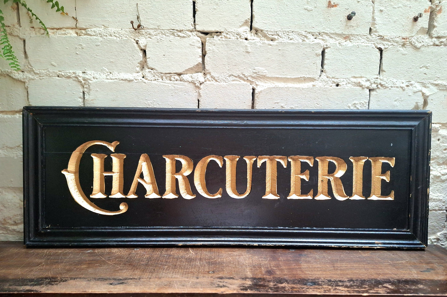 Vintage Wooden Charcuterie Sign