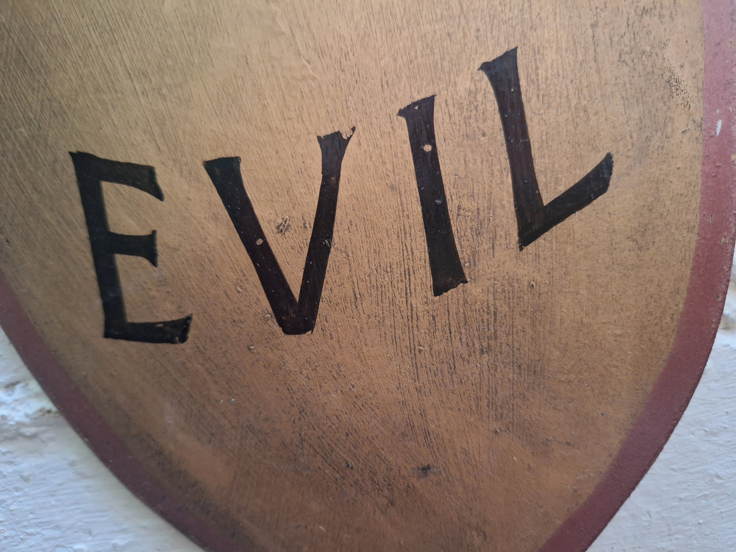 Vintage Folk Art Signs 'Hear no Evil..'