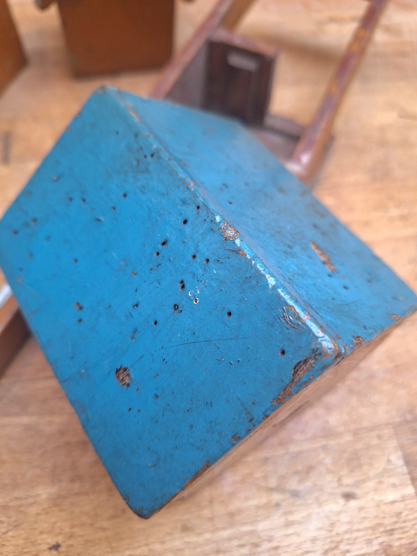 Vintage Scratch Built Wooden Toy Farm