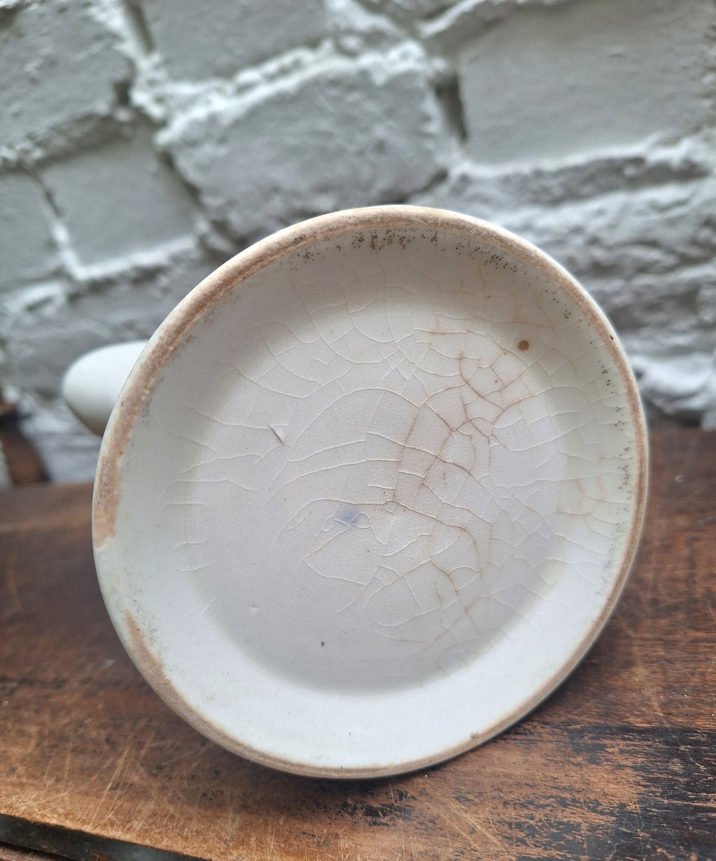 Antique 19th Century  Mochaware Jug Tree Pattern