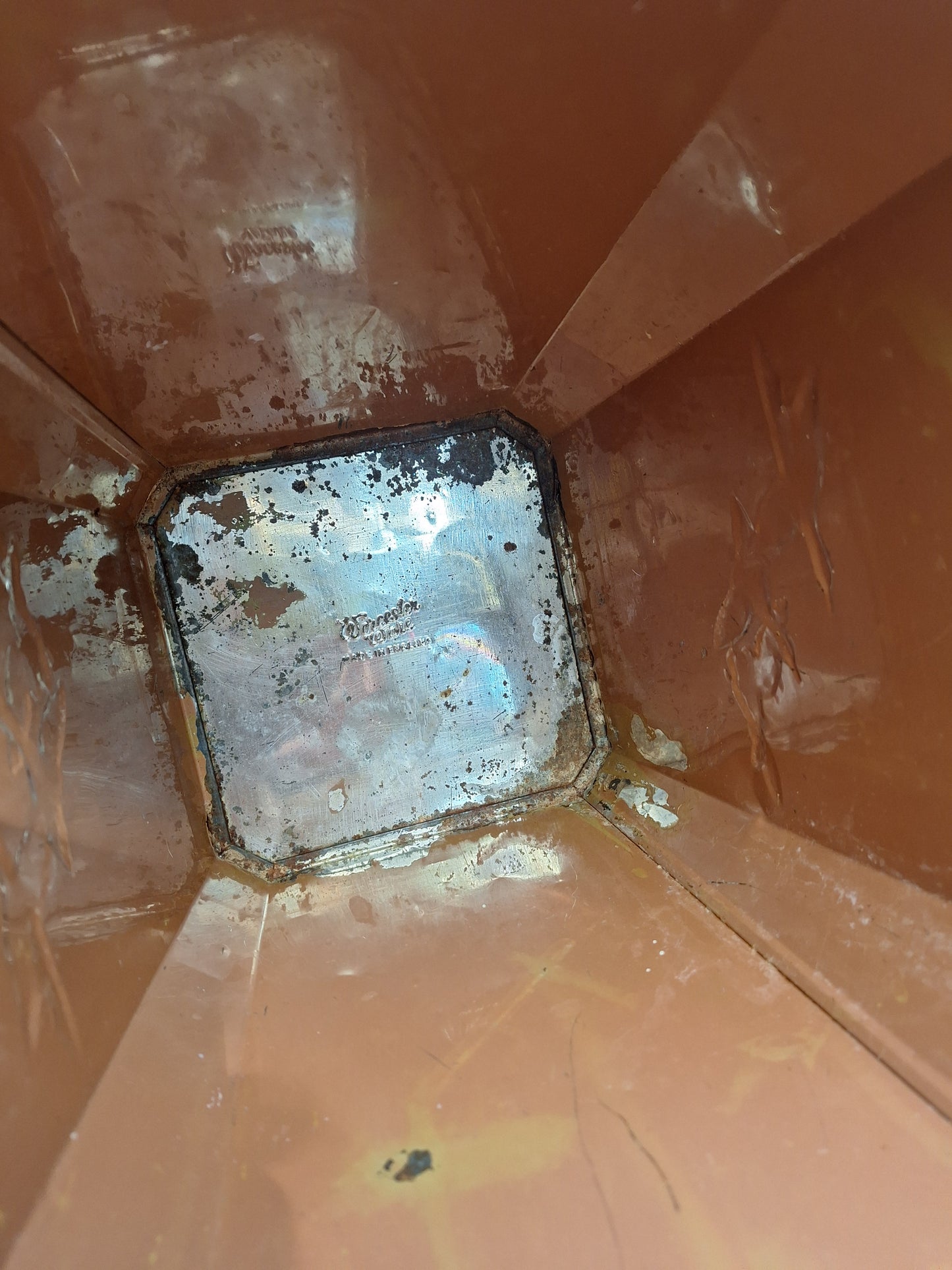 Vintage Worcesterware Metal Waste bin