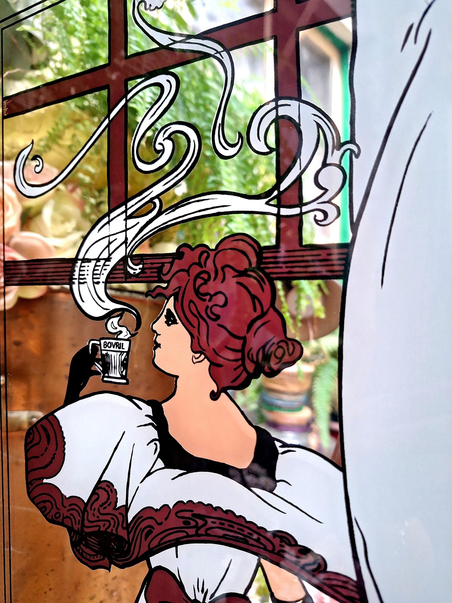 Vintage Bovril Printed Mirror