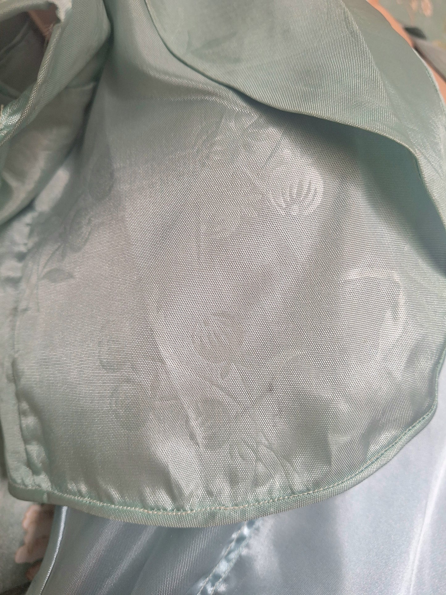 1930s Duck Egg Blue Silk Slip Dress and Jacket.