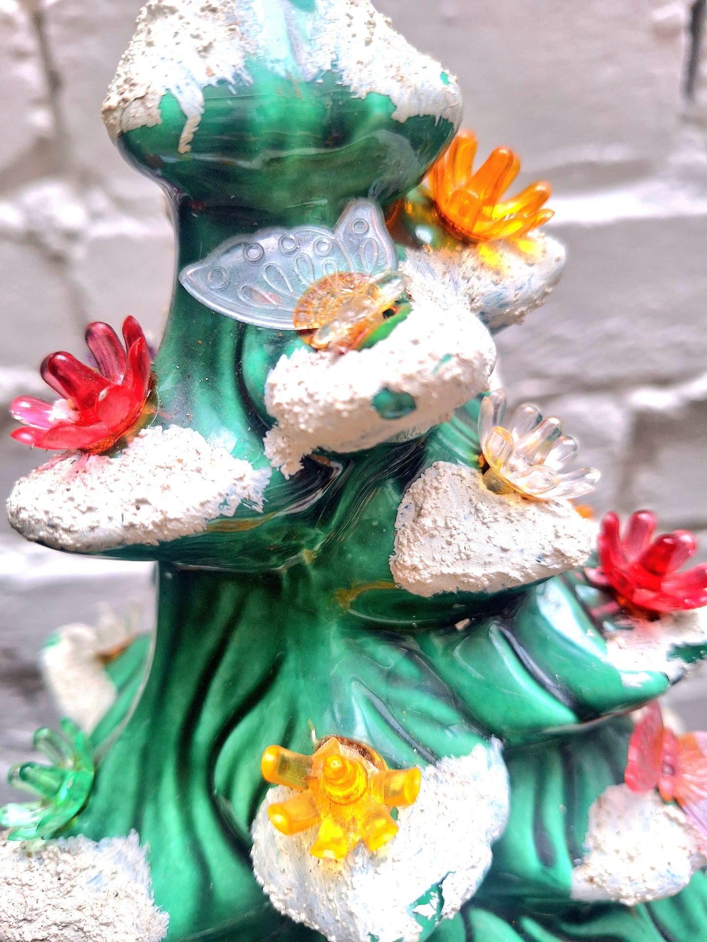 Vintage Ceramic Illuminated Christmas Tree