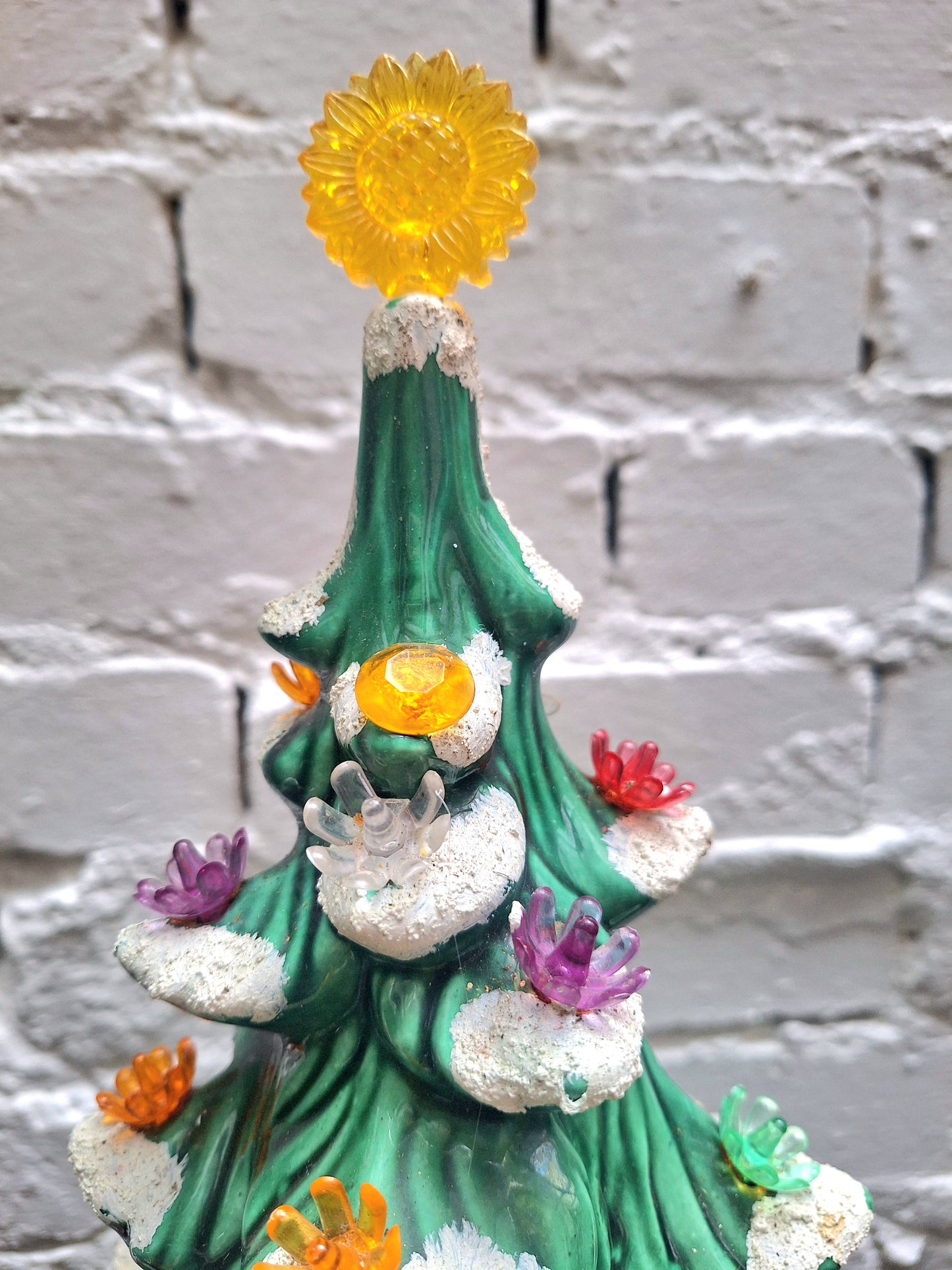 Vintage Ceramic Illuminated Christmas Tree