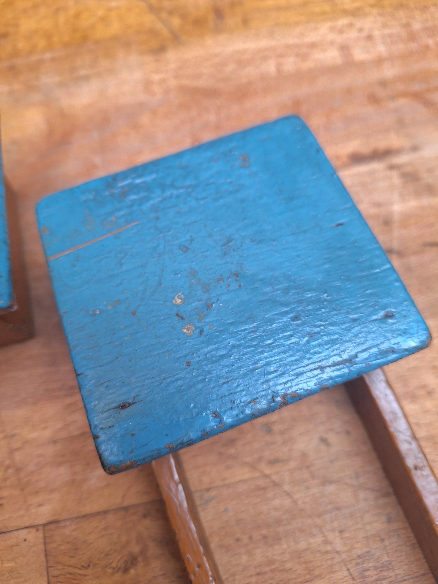 Vintage Scratch Built Wooden Toy Farm